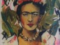 Frida Kahlo Papierarbeit